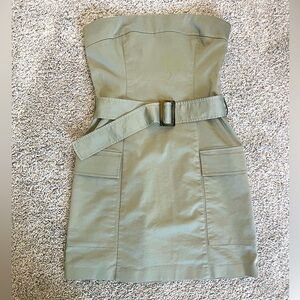 Strapless Utility Dress | Abercrombie